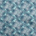 thumbnail image 1 of oneOone Velvet Turquoise Blue Fabric African Fabric For Sewing Printed Craft Fabric By The Yard 58 Inch Wide, 1 of 4