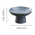 thumbnail image 3 of Fruit Basket for Kitchen,Small Side Table,Fruit Bowl Fruit Bowl Dessert Bowl Ceramic Bowl Ice Cream Bowl Side Bowl Indoor Table Fruit Bowl Kitchen Fruit Basket Pedestal Fruit Bowl,Small Kitchen Table, 3 of 4