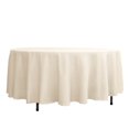 thumbnail image 1 of LNGOOR 108” Wholesale Round Tablecloth Polyester Round Table Linens For Wedding Party Banquet Restaurant -  WHITE, 1 of 11