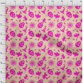 thumbnail image 4 of oneOone Tissu Popeline de Coton Beige Matériel de Robe d'Halloween Tissu Imprimé Tissu au Mètre 56 Pouces de Large, 4 of 4