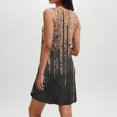 thumbnail image 4 of Ovzne Robes d'Été pour Femmes Robe de Plage Robe Tendance Décontractée Imprimée avec Poches Sans Manches Col de Jardin Robe de Printemps Robe Imprimée Liquidation, 4 of 5