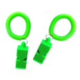 thumbnail image 1 of koolsoo 2 Pieces Survival Whistle Wrist Coil Emergency Scuba Diving Green, 1 of 6