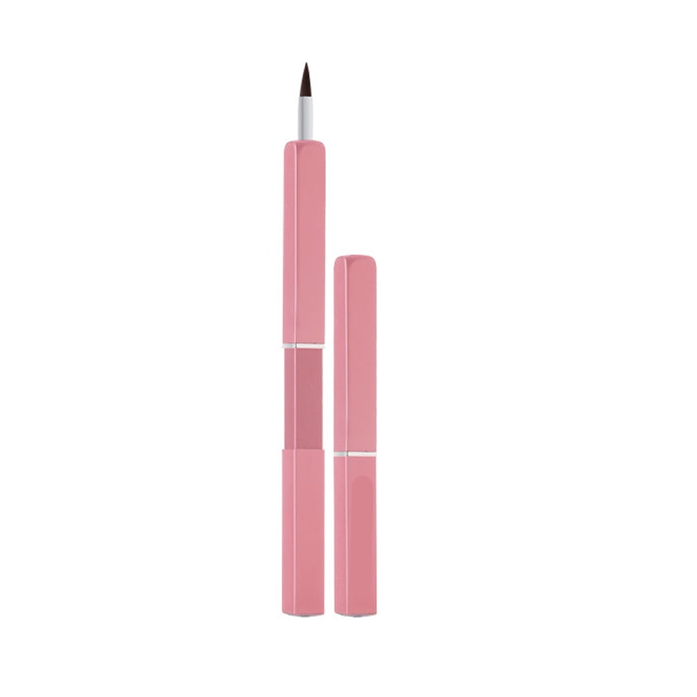 Lip Retractable Lip Brush Beauty Make Up Tool Portable Dustproof Cosmetic Brush for Lipstick Lip Gloss