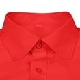 thumbnail image 5 of Dress Shirts for Men with Pocket Long Sleeve Big & Tall Tshirts Shirt Button-Down Collared Wrinkle-Free Solid Color Business Work Tops, 5 of 5