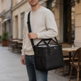 thumbnail image 5 of Insulated Portable Leakproof Drink Organizer For Travel Beverage Storage Cooler Bag, 5 of 5