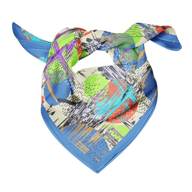 Bimba Womens Square Head Bandanas Summer Neck Wrap Scarf-40 x 80 Inches