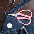 thumbnail image 3 of Stainless Steel Office Home Craft Scissors 6 Inch Sharp Precision Blades Comfort Grip Handles Fabric Paper Thread Cutting DIY Crafting Sewing Multipurpose Tool, 3 of 5