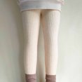 thumbnail image 4 of cfhntfmh Baby Girls Leggings Soft Ribbed High Elastic Waisted Solid Color Leggings Todder Infant Fall Winter Clothes, 4 of 5