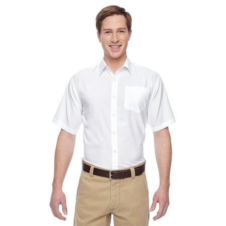 Harriton Chemise de Performance à Manches Courtes pour Hommes