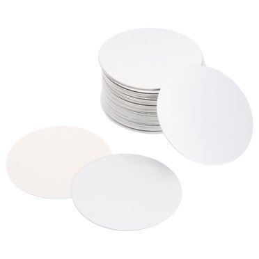 Unique Bargains Doublure de Bouchon en Papier D\'aluminium Résistante de 65 mm pour Tamper, Thermoscellage par Induction pour Bouteille pour Animaux, Lot de 100