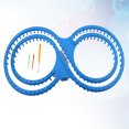 thumbnail image 3 of 8-shaped Wool Hat Sweater Knitter DIY Knitting Looms with Three Small Accessories (Blue), 3 of 7