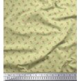 thumbnail image 1 of Soimoi Rayon Crepe Fabric Swirl,Triangle & Floral Artistic Print Fabric by The Yard 46 Inch Wide, 1 of 3