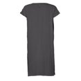 thumbnail image 4 of Robe en Lin Col en V pour Hommes Manches Courtes Kaftan Thobe Longue Robe Saudi Arabe Thobe Islamique Musulman Dubai Robe, 4 of 5