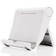 thumbnail image 1 of Cell Phone Stand for Desk, Foldable Cell Phone Holder Mobile Stand Phone Dock, Multi-Angle Universal Adjustable (White), 1 of 5