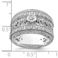 thumbnail image 3 of Bague en Argent Sterling 925 avec Zircone Cubique en Oxydes de Zirconium, 3 of 7