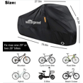 thumbnail image 1 of Bike Cover Outdoor Waterproof Bike Cover With Keyhole, 1 of 5