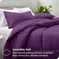 thumbnail image 2 of Bare Home Goose Down Alternative Comforter Set - 2 Piece Set - Twin/Twin XL, Plum, 2 of 7