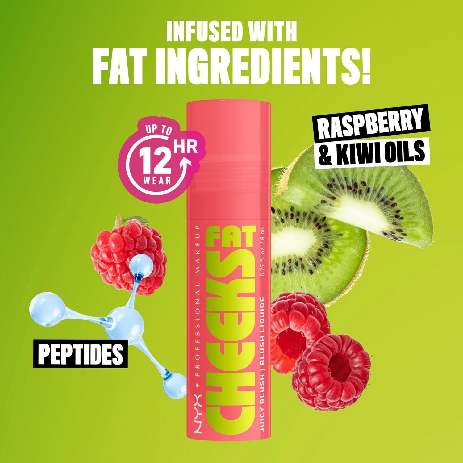 NYX Professional Makeup Fard à joues liquide Fat Cheeks
