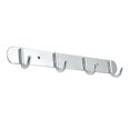 thumbnail image 1 of Space Aluminum Hooks Bar 3/4/5/6/7 Hooks Hat Clothes Robe Holder Hat Clothes Robe Holder Rack Wall Mounted Bathroom Kitchen Hanger, 1 of 8