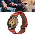 thumbnail image 4 of Bohemian Style Multi Colour Hippie Watch Brass PU Leather Button Battery Birthday Party Gifting, 4 of 7
