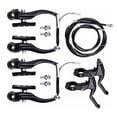 thumbnail image 4 of Bicycle Front and Rear V Brake Set, Cold Resistant Black Aluminum Alloy Bike V Brake Set  for Outdoor Cycling, 4 of 8