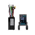 thumbnail image 1 of M5 Electric Bike Color LCD Display Meter 36V 48V/26A Big 9 Sine Wave Controller E Scooter LCD Panel for Mountain EBike, 1 of 8