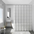 thumbnail image 3 of Clear Shower Curtain with Design Shower Curtain Bathroom Curtain Partition Curtain Shower Curtain Shower Curtain Mildew-Proof Wet and Dry Separation Fabric Shower Curtains for Bathroom, 3 of 4
