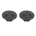 thumbnail image 2 of 10 Pcs 6Ω 30W Film en Soie Noir Dôme Souple Haut-Parleur Tweeter Unité, 2 of 6