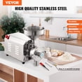 thumbnail image 2 of VEVOR Moulin à Broyage de Grains Machine de Broyage de Grains 2200W Machines de Transformation Alimentaire, 2 of 9