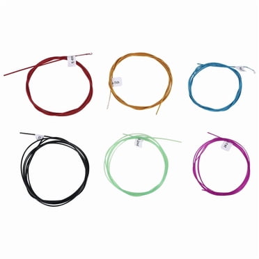 A107C Classic Guitar Strings Colourful Nylon Strings for Classical Guitar Strings,6 * Guitar String,multicolor