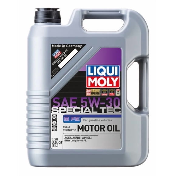 Liqui Moly Oil 20444 Special Tec; SAE 5W-30; Synthetic; 5 Liter Jug; Single