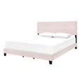 thumbnail image 4 of HomeFare Simple une Boîte de Lit de Latte de Velours dans Blush, 4 of 10