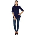 thumbnail image 2 of Robe Tunique Décontractée Boho pour Femmes, Vêtement en Coton, Robe d'Été, 2 of 5