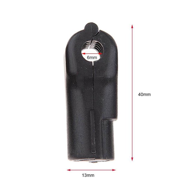 Maoww 100Pcs Hook Stop Lock Safety Lockout Padlock Anti-Theft Lock Black 6 mm