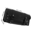 thumbnail image 4 of WEUVEB Motorcycle Bag PU Saddlebag Organizer Fork Roll Side Storage Accessory Black, 4 of 5