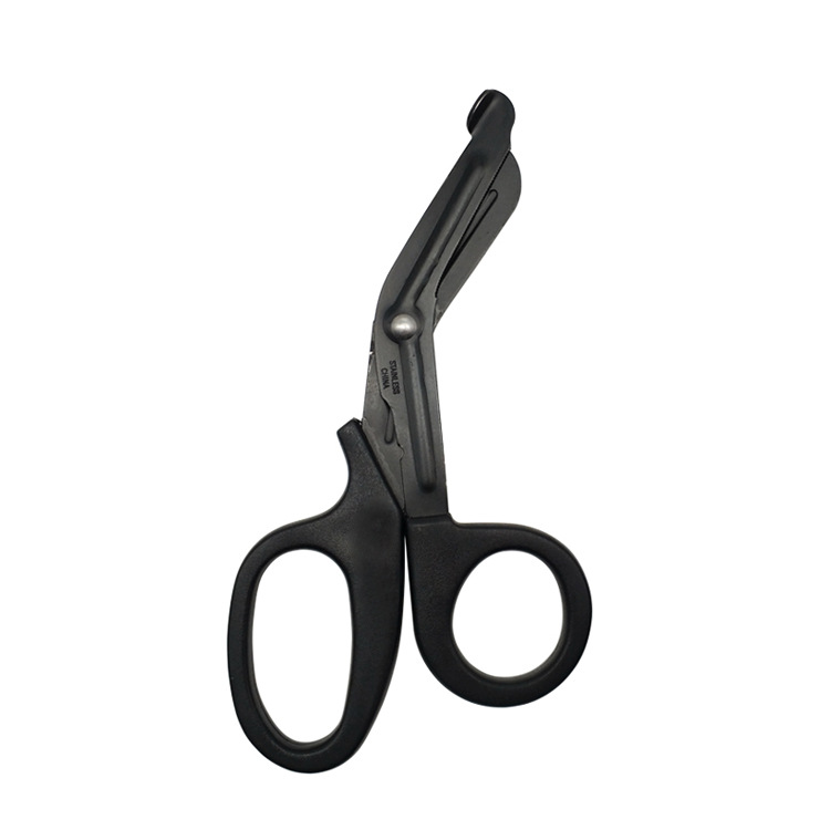 Jinsinto Medical Scissors Bent Stainless Steel Bandage Scissors Outdoor Travel Trauma Scissors Emergency Room First Aid Kit