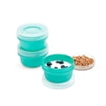 thumbnail image 2 of Rubbermaid TakeAlongs Twist & Seal Food Storage Containers, 378 mL (1.6 Cup), Teal Splash, 3 Pack, 2 of 6