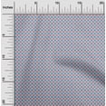 thumbnail image 2 of oneOone Rayon Medium Blue Fabric Asian Ikat Sewing Material Print Fabric by The Yard 56 Inch Wide, 2 of 4