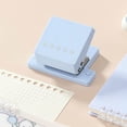 thumbnail image 4 of Mini 5-Hole Paper Punch, Manual Portable Compact Design for Binder Binding, Lightweight Office and School Supplies, Metal Construction, Easy Use for Document Organization, 4 of 6