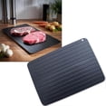 thumbnail image 2 of Defrost Tray Quick DefrostTray Aluminum AlloyNo Heat NeededFast Defrosting for Meat Seafood Steak Efficient Kitchen ToolIdeal for Food Thawing Reusable DurableProfessional Defrosting Solution, 2 of 4