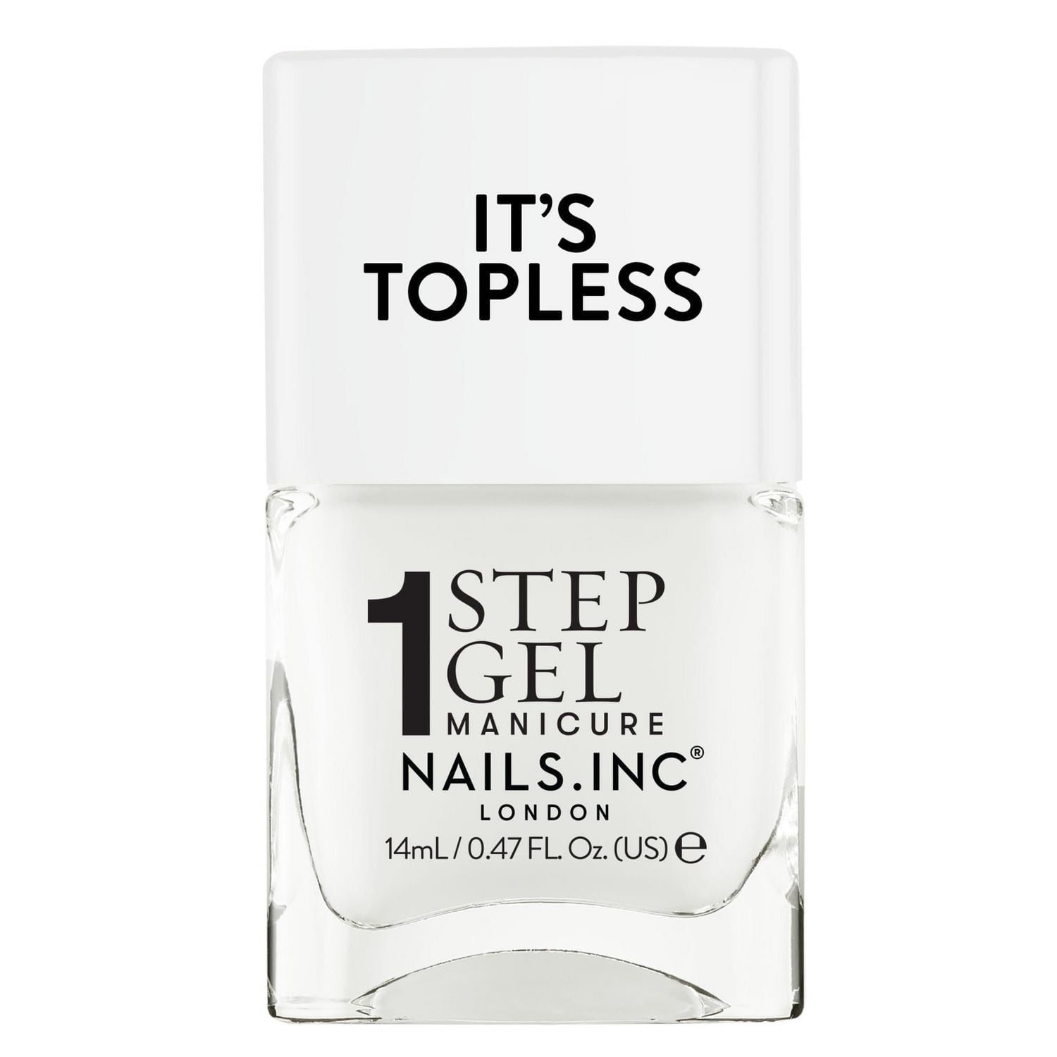 Nails Inc It's Topless Emma 1 Step Gel Manicure Nail Polish