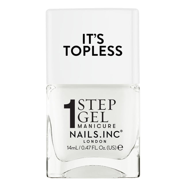 Nails Inc It's Topless Emma 1 Step Gel Manicure Nail Polish