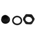 thumbnail image 2 of Unique Bargains 20 Pcs M16 x 1.5mm Capuchon de Passe-Câbles Fileté Mâle en Nylon Rond à Vis Noir, 2 of 3