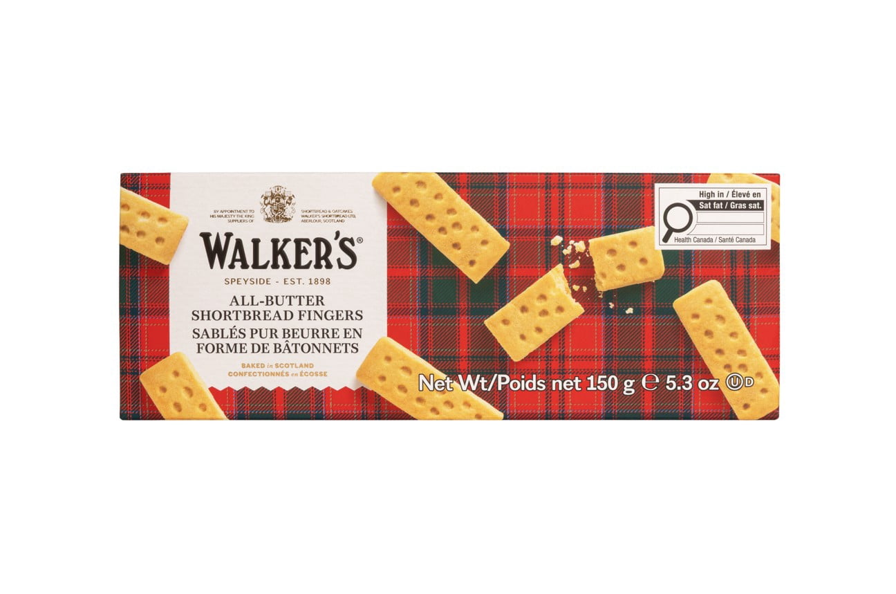 Sablés en forme de bâtonnets Walker’s