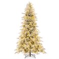 thumbnail image 1 of Costway 7 FT Artificial Christmas Tree with 820 PE PVC Branch Tips & 340 LED Lights, 1 of 1