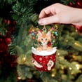 thumbnail image 2 of Christmas Decorations Acrylic Stockings for Cats - Tree Hangs Festive Crafts Unique Holiday for Home Decoration, 2 of 4