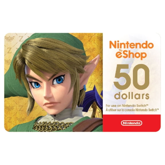 Nintendo eShop $50 Gift Card (Digital Code)