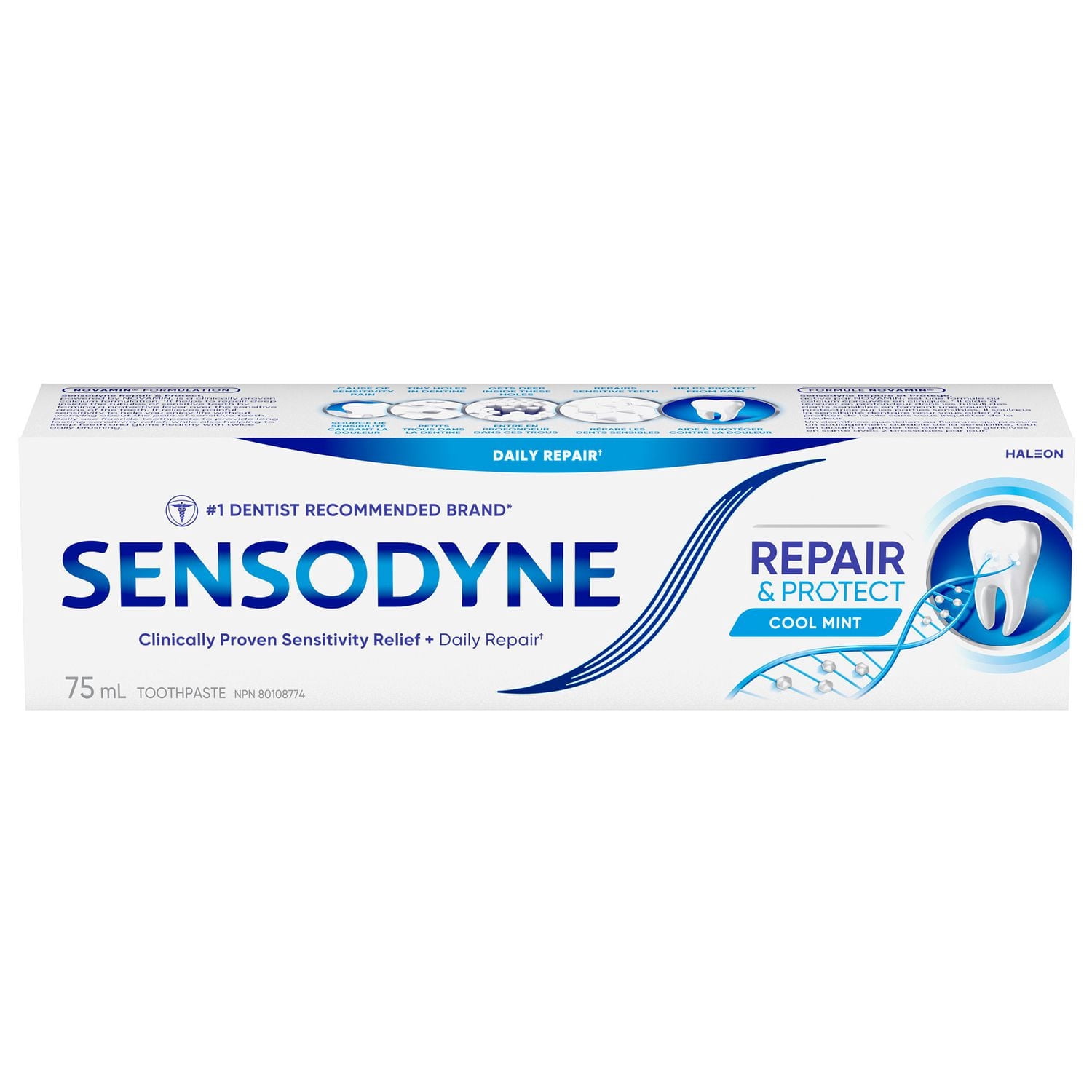 Sensodyne Repair and Protect Toothpaste for Sensitive Teeth, 75 mL