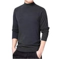 thumbnail image 1 of Birdeem Chemises pour Hommes Hiver Manches Longues Col Rond Mode Couleur Unie Design Intérieur Cardigan en Peluche, 1 of 1