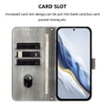 thumbnail image 3 of Wallet Phone Case for Google Pixel 8A 360° Protective Flip Cover with Card Slots Kickstand Gray, 3 of 6